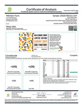 Load image into Gallery viewer, Certificate of Analysis for CBG Tincture